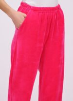 Штани жіночі велюрові 190724903_фуксія - Зображення 4