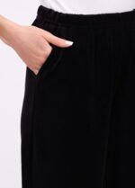Штани жіночі велюрові 190724903_чорний - Зображення 4