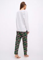 Піжама жіноча 010254120_сіро-зелений - Зображення 2