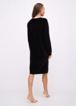 Халат жіночий 030750217_чорний - Зображення 2