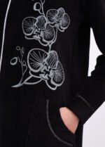 Халат жіночий 030750217_чорний - Зображення 4