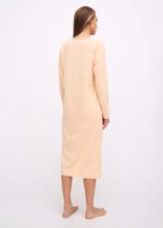 Нічна сорочка жіноча 020240171_пісочний - Зображення 2