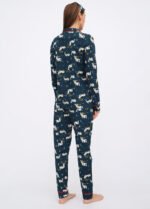 Піжама жіноча 010254126_темно-зелений - Зображення 2