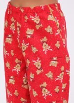 Піжама жіноча 010254126_червоно-коричневий - Зображення 4