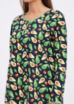 Нічна сорочка жіноча 020240196_темно-зелений - Зображення 3