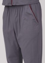 Піжама чоловіча 010354137_сіро-бордовий - Зображення 4