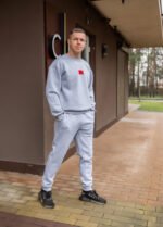 Костюм чоловічий 221654063_світло-сірий