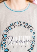 Піжама жіноча 010654104_світло-сірий - Зображення 4