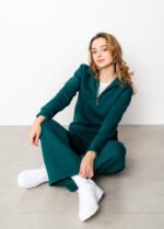 Костюм жіночий 2216541305_темно-зелений - Зображення 4