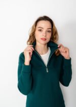 Костюм жіночий 2216541305_темно-зелений - Зображення 6