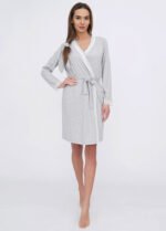 Халат жіночий 030440177_світло-сірий
