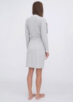 Халат жіночий 030440177_світло-сірий - Зображення 2
