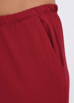 Піжама жіноча 040444123_вишневий - Зображення 4