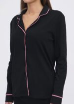 Піжама жіноча 010654126_рожево-чорний - Зображення 3