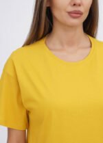 Футболка оверсайз 070130981_гірчичний - Зображення 4