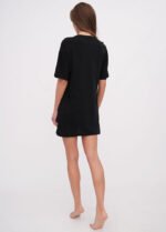 Ночна сорочка жіноча 020130085_вугільний - Зображення 2