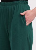 Брюки жіночі 190324267_зелений - Зображення 4