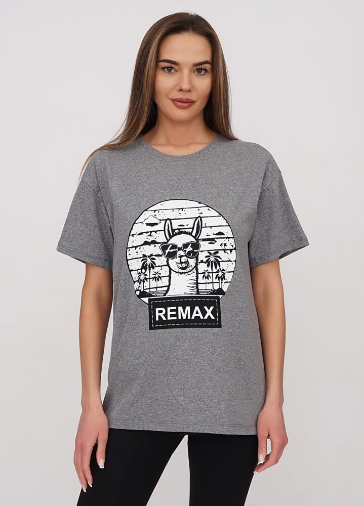 01461 Футболка 070330981_темно-сірий - Зображення 1