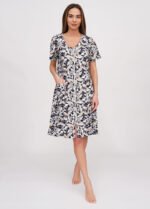 Халат жіночий 030120004_бежево-синій