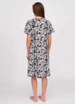 Халат жіночий 030120004_бежево-синій - Зображення 2