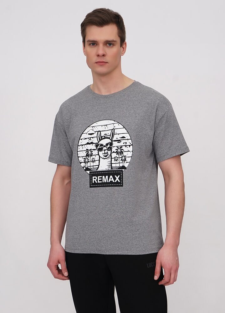 06224 Футболка 070330981ч_темно-сірий - Зображення 1