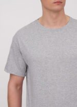 Футболка чоловіча 070130981ч_світло-сірий - Зображення 4