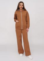 Костюм жіночий 221654882_темно-коричневий