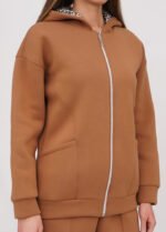 Костюм жіночий 221654882_темно-коричневий - Зображення 3