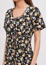 Халат жіночий 030120108_жовто-чорний - Зображення 3