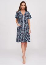 Халат жіночий 030120004_волошково-синій