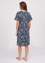 Халат жіночий 030120004_волошково-синій - Зображення 2