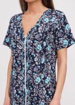 Халат жіночий 030120004_волошково-синій - Зображення 3