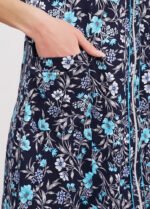 Халат жіночий 030120004_волошково-синій - Зображення 4