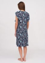 Халат жіночий 030120005_волошково-синій - Зображення 2