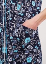 Халат жіночий 030120005_волошково-синій - Зображення 4