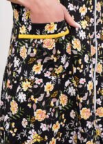 Халат жіночий 030120124_жовто-чорний - Зображення 2