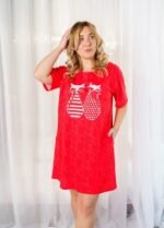 Туніка жіноча 100330502_червоний