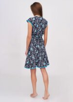 Халат жіночий 030120031_волошково-синій - Зображення 2