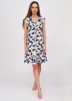 Халат жіночий 030120031_біло-синій