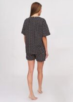 Піжама жіноча 010131020_кремово-синій - Зображення 2