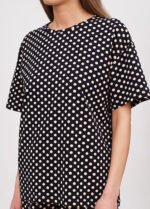 Піжама жіноча 010131020_кремово-синій - Зображення 3