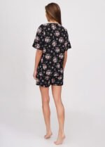 Піжама жіноча 010131020_рожево-чорний - Зображення 2