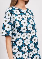 Піжама жіноча 010131020_блакитно-чорний - Зображення 3