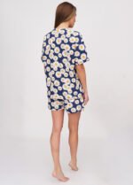 Піжама жіноча 010131020_біло-синій - Зображення 2