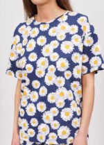 Піжама жіноча 010131020_біло-синій - Зображення 3