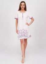 Нічна сорочка жіноча 020130156_блідо-рожевий