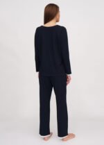 Піжама жіноча 010354296_темно-синій - Зображення 2