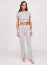 Піжама жіноча 010334304_світло-сірий