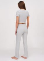 Піжама жіноча 010334304_світло-сірий - Зображення 2