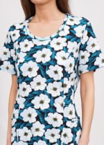 Сукня жіноча  040130105_блакитно-чорний - Зображення 2